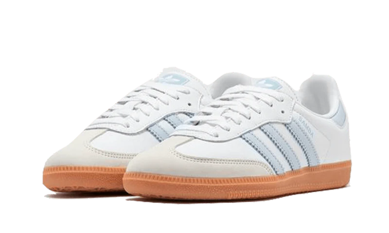 Adidas Samba OG White Halo Blue Gum