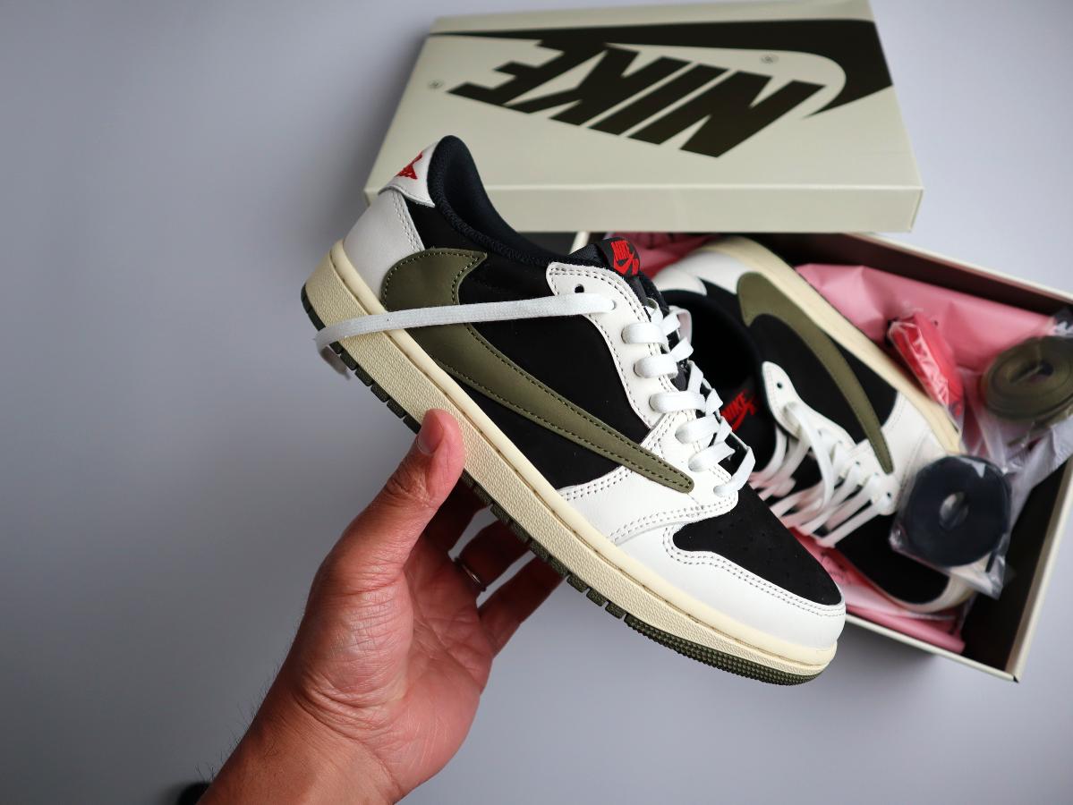 Jordan 1 Low Travis Scott Olive (Women's)
