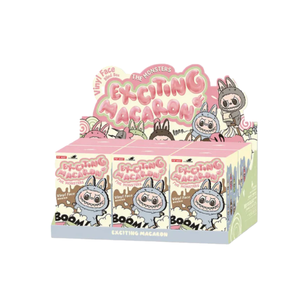 Pop Mart Labubu The Monsters Exciting Macarons Case (6 Blind Box)