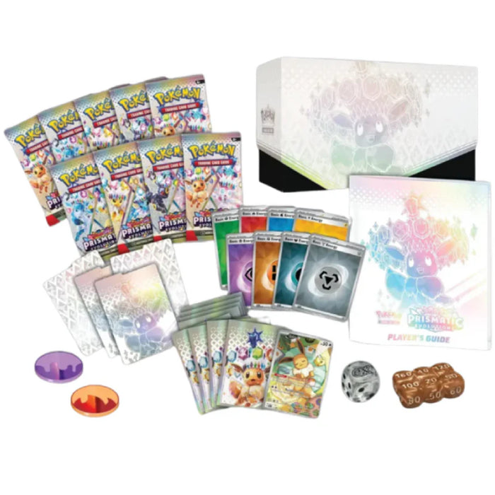 Pokémon Scarlet & Violet Prismatic Evolutions Elite Trainer Box