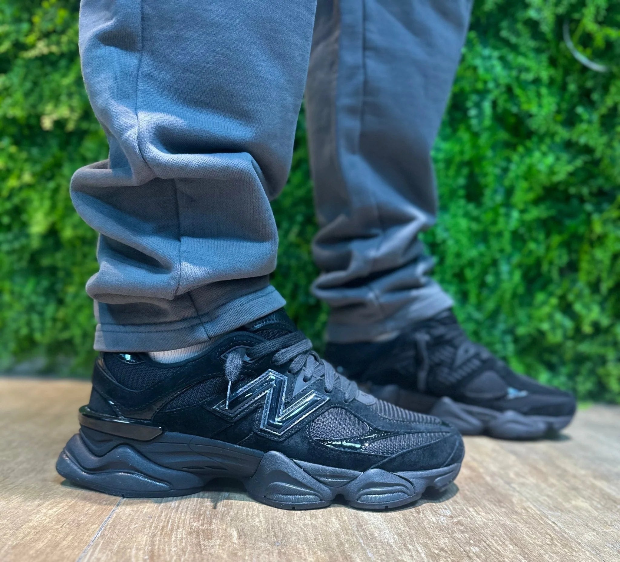 New Balance 9060 Triple Black Patent