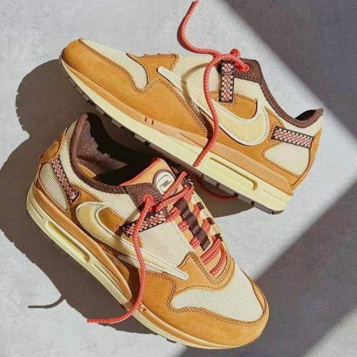 Nike Air Max 1 Travis Scott Cactus Jack Wheat Lemon